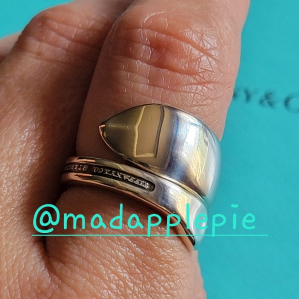1910 Tiffany & Company Faneuil Spoon Ring #62 - Picture 7 of 10
